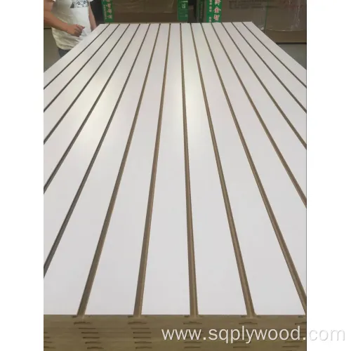 Factory-Groove and Slot White Melamine MDF in 12mm 15mm 18mm